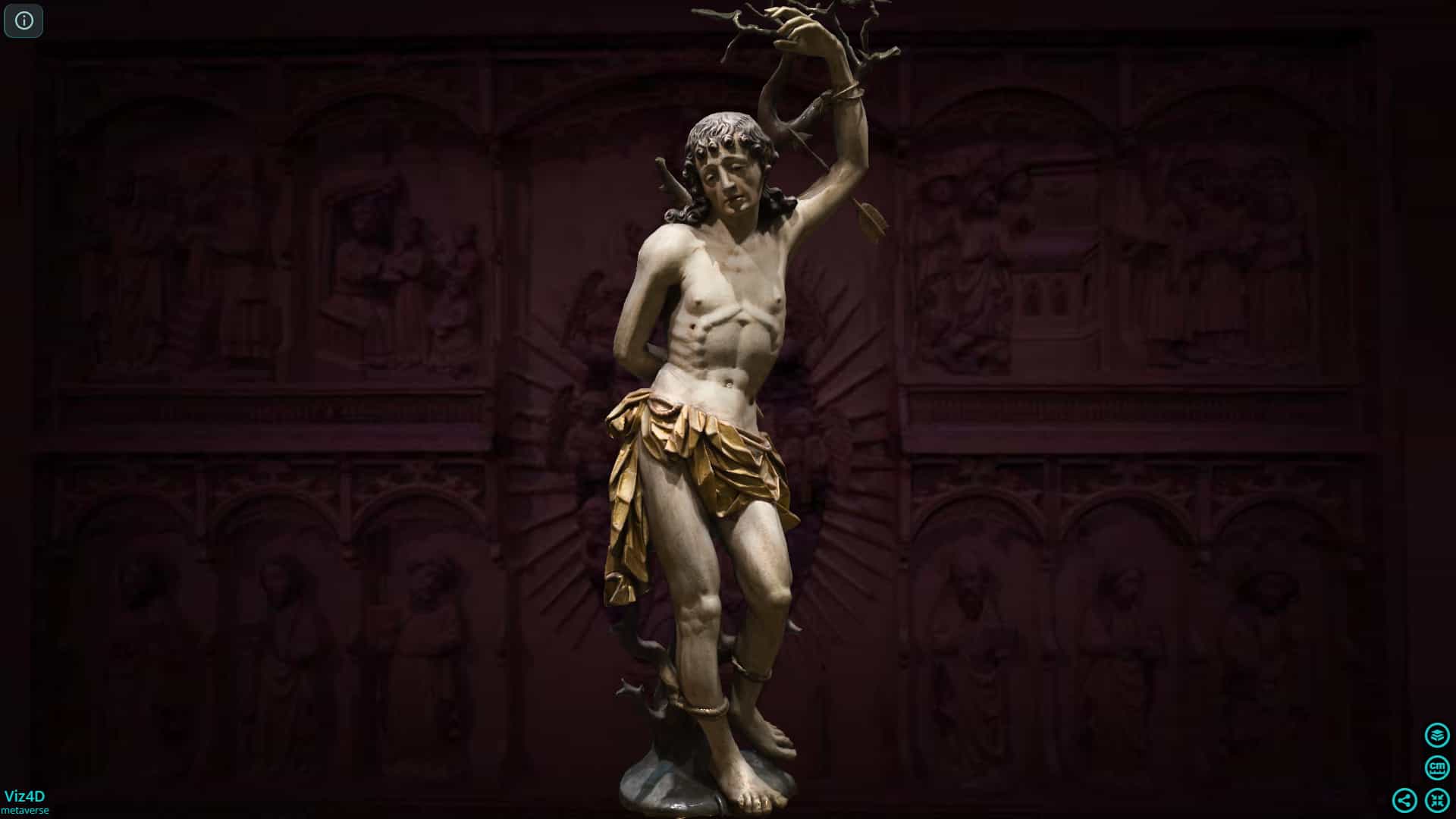 Thánh Sebastian tử vì đạo - Điêu khắc Đức thế kỷ 16.