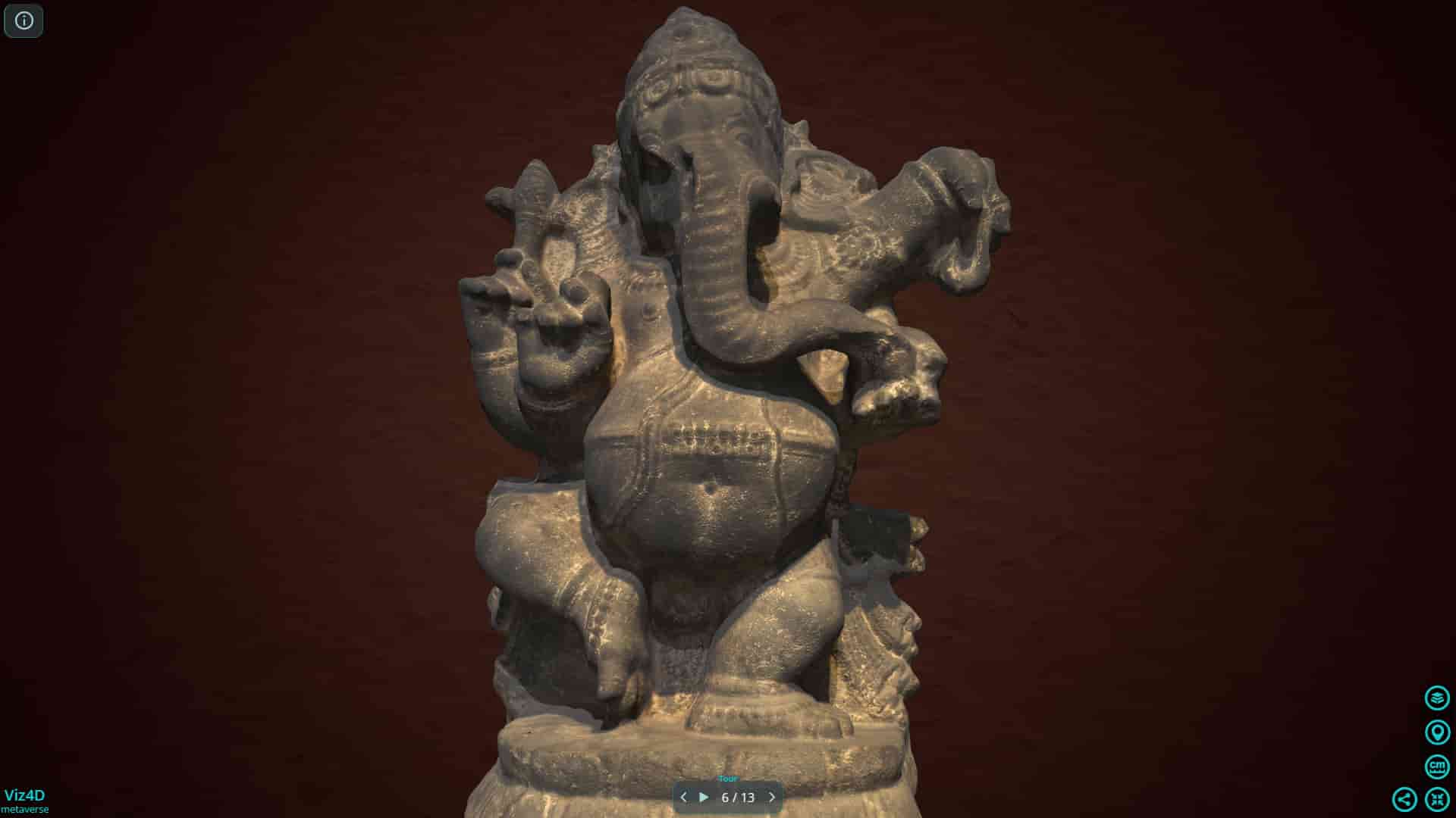 Ganesha thế kỷ 12 - National Museums of World Culture Sweden