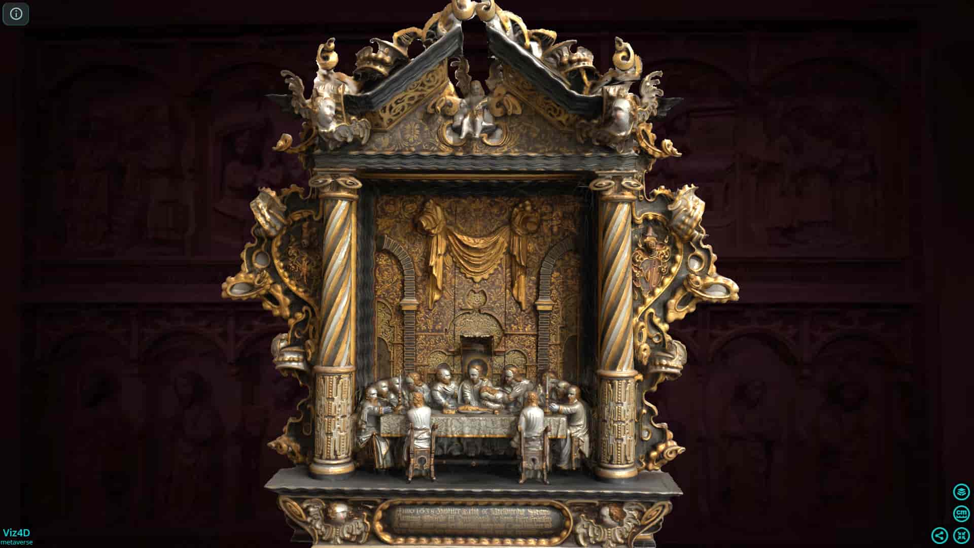 Bàn thờ thế kỷ 16 từ nhà nguyện Orebygard- Bảo tàng Đan Mạch