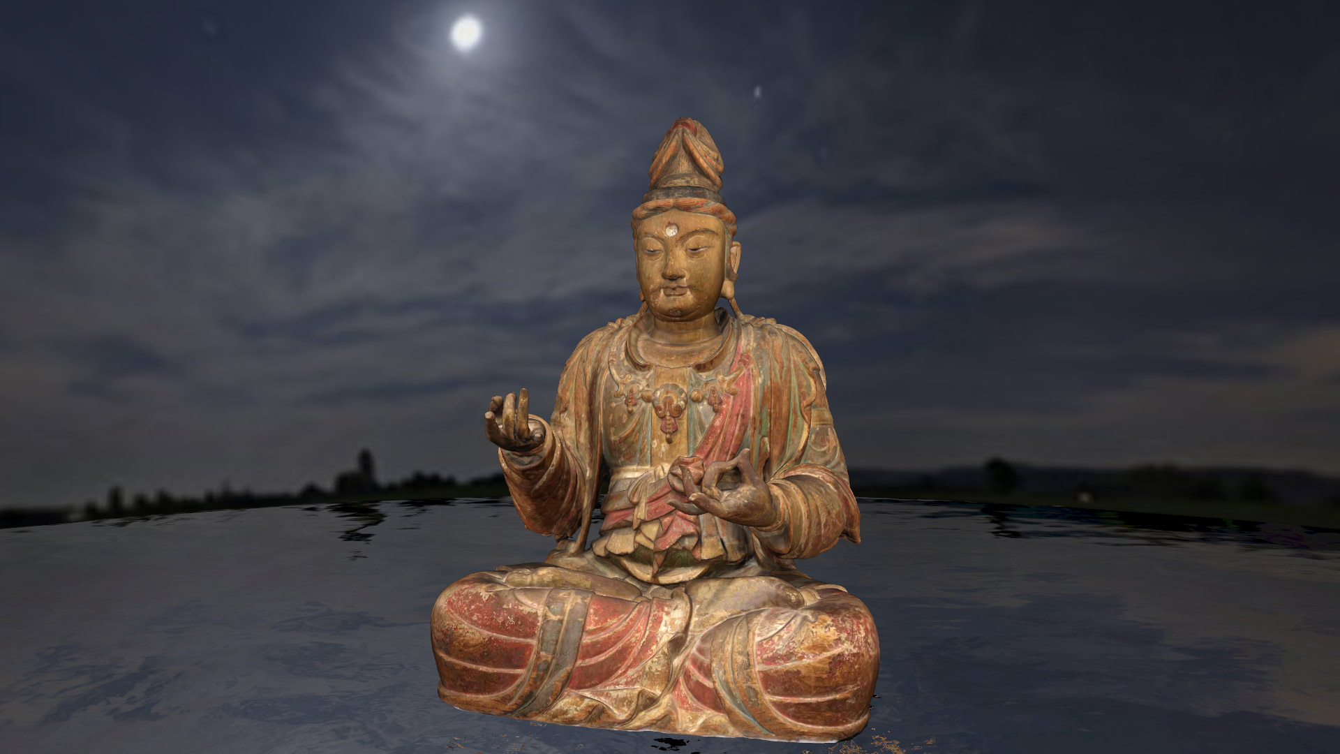 Seated Avalokiteshvara Bodhisattva (Guanyin), late 11th-early 12th century
